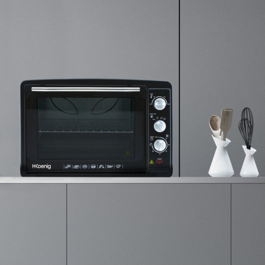 HKoenig FO35 Four de table 35L 1600W Noir