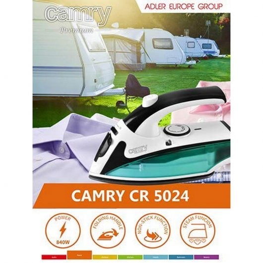 Ferro da stiro a vapore da viaggio Camry CR5024 1500 W