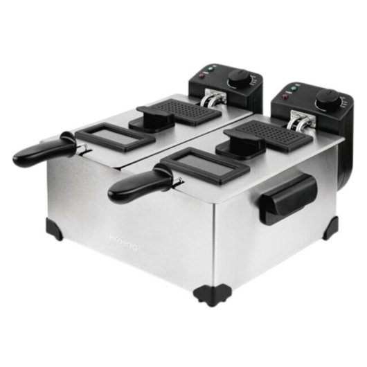 Friteuse HKoenig DFX500 3 L 2200 W avec thermostat réglable