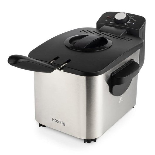 Friteuse HKoenig DFX500 3 L 2200 W avec thermostat réglable