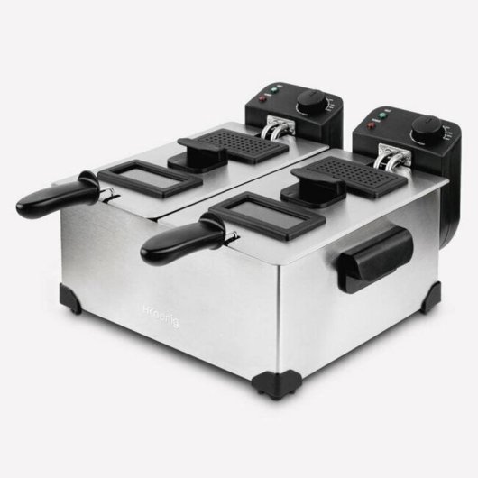 Friteuse HKoenig DFX500 3 L 2200 W avec thermostat réglable