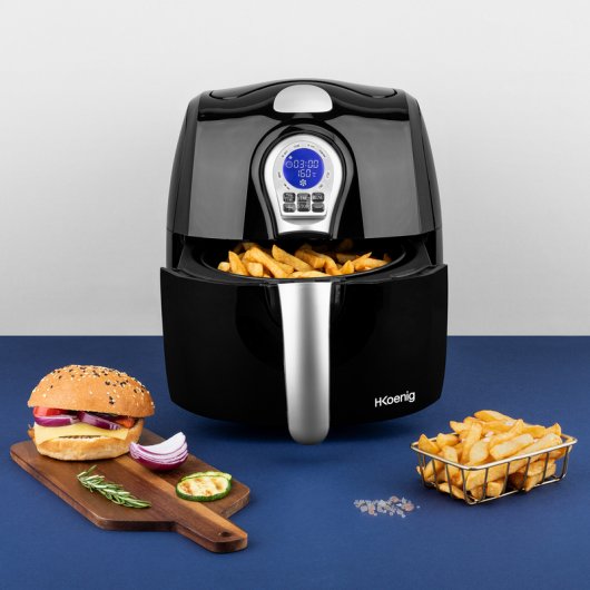 HKoenig Airfryer FRY700 Freidora sin Aceite 2.5L 1650W