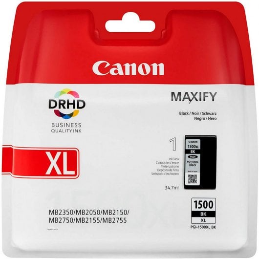 Canon PGI-1500XL BK Cartucho Original Negro