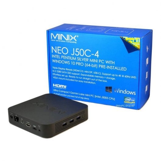 Minix Neo J50C-4 Intel Pentium J5005/4GB/64GB eMMC