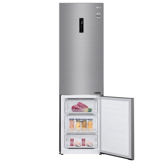 LG GBB62PZFFN Frigorífico Combi No Frost D Acero Inoxidable