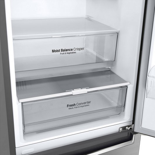 LG GBB62PZFFN Frigorífico Combi No Frost D Acero Inoxidable