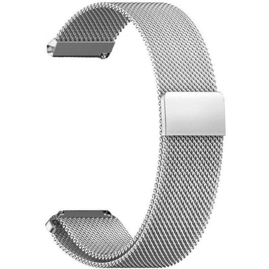 Owlotech Recambio Pulsera Amazfit BIP Milanesa Plata