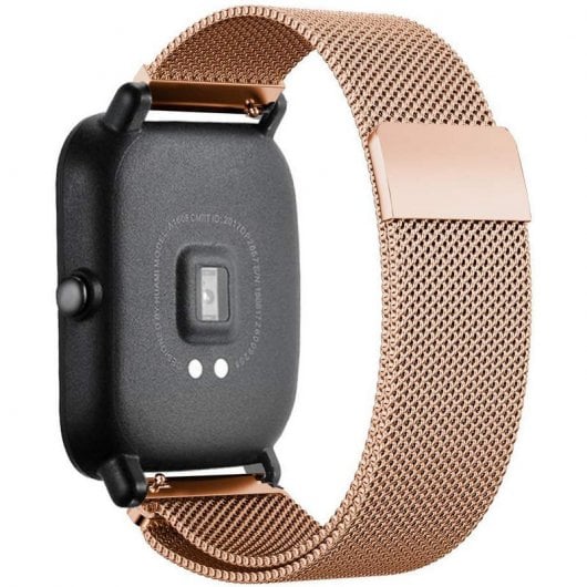 Owlotech Recambio Pulsera Amazfit BIP Milanesa Dorada