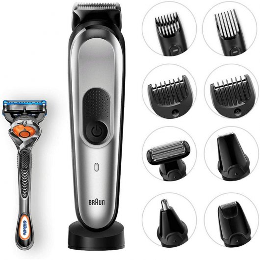 Braun MGK7021 Multigroomer 10 en 1 Cortapelo + Afeitadora + Recortador + Maquinilla