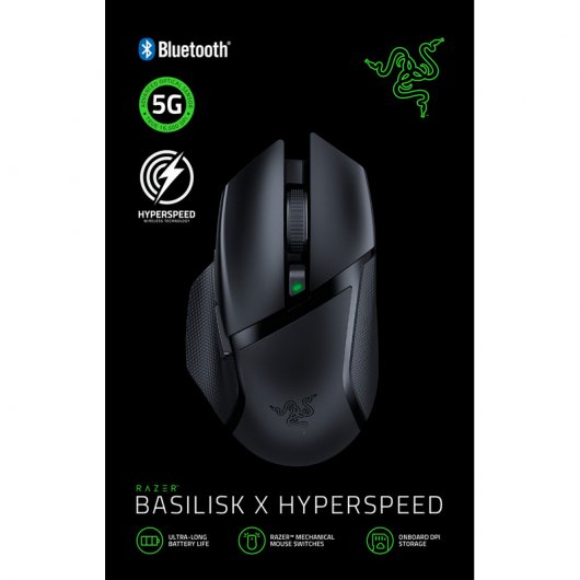 Razer Basilisk X HyperSpeed mouse Mano destra Bluetooth Ottico 16000 DPI