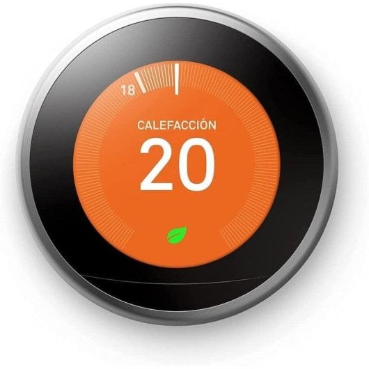 Thermostat Intelligent Google Nest Learning Thermostat 3ème Génération Sans fil pour Chauffage