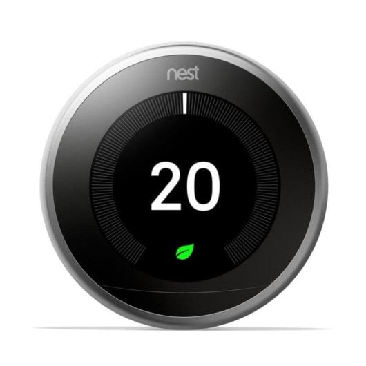 Thermostat Intelligent Google Nest Learning Thermostat 3ème Génération Sans fil pour Chauffage