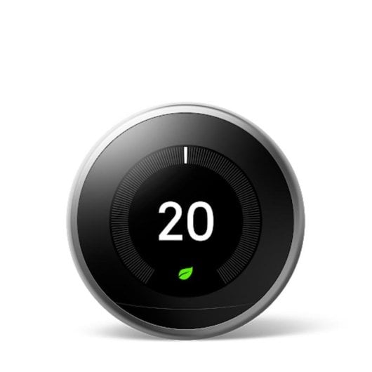 Thermostat Intelligent Google Nest Learning Thermostat 3ème Génération Sans fil pour Chauffage