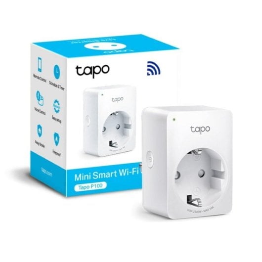 Tomada Inteligente TP-Link Tapo P100 WiFi Mini Controle Remoto Voz Alexa Google Home