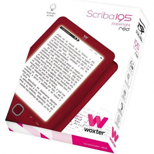 Woxter Scriba 195 Paperlight eReader 6" 4GB Vermelho
