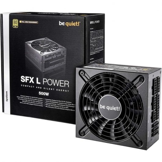 be quiet! SFX L Power Netzteil 500 W 20+4 pin ATX Schwarz