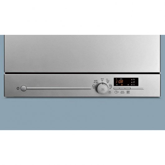 Siemens iQ300 SK26E821EU Lavavajillas Compacto Capacidad 6 Cubiertos A+ Acero Inoxidable