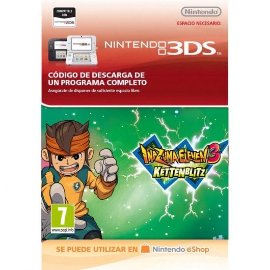 Inazuma Eleven 3: Lightning Blue Nintendo 3DS Nintendo eShop