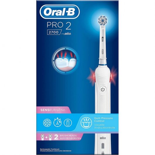 Oral-B PRO 2 2700 Cepillo Eléctrico Blanco