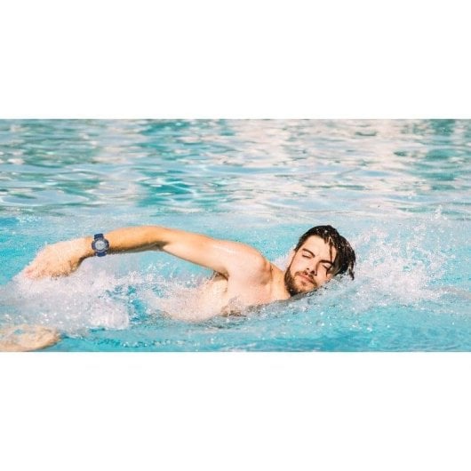 Billow XS15 Bluetooth 1,11" Écran LCD Bleu Étanche IP68 Autonomie 12 mois Podomètre Alarmes