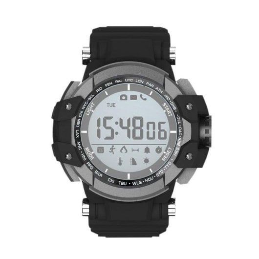 Billow XS15 Bluetooth 1.11" Schwarz Wasserdicht IP68 12 Monate Batterie Sport-Smartwatch