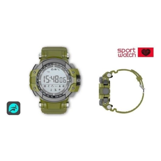 Billow XS15 Bluetooth 1,11" Verde Talla Única Resistencia Agua IP68