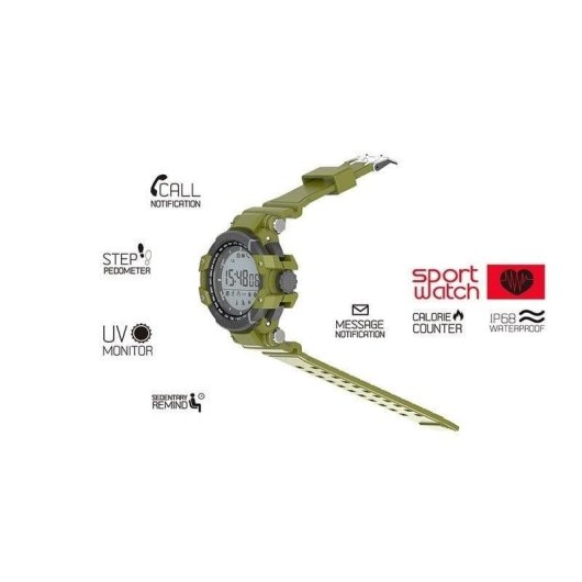 Billow XS15 Bluetooth 1,11" Verde Talla Única Resistencia Agua IP68