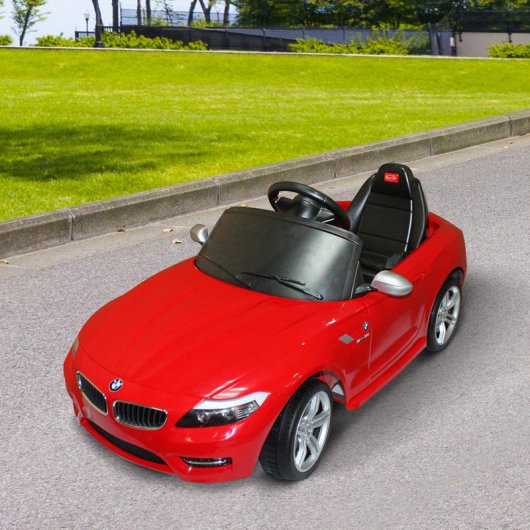 HomCom BMW MP3 PP ABS Coche Eléctrico 6V Rojo