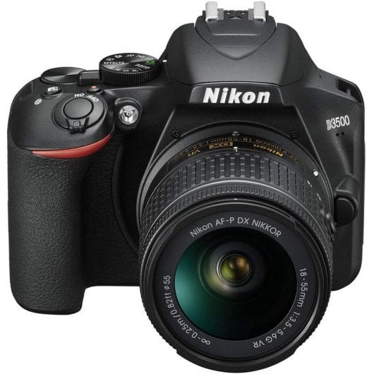 Nikon D3500 24MP Bluetooth + Objetivo AF-P 18-55mm F3.5/5.6 VR