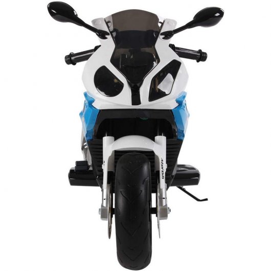 HomCom BMW Moto Eléctrica Doble Motor 12V Blanca/Azul