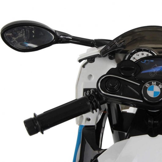 HomCom BMW Moto Eléctrica Doble Motor 12V Blanca/Azul