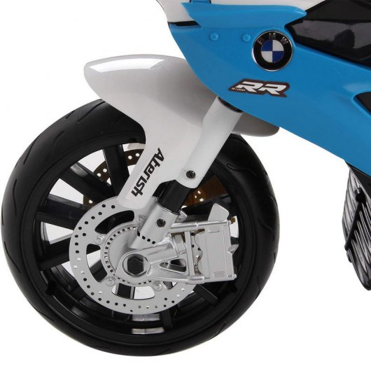 HomCom BMW Moto Eléctrica Doble Motor 12V Blanca/Azul