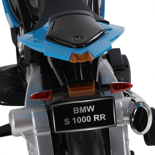 HomCom BMW Moto Eléctrica Doble Motor 12V Blanca/Azul
