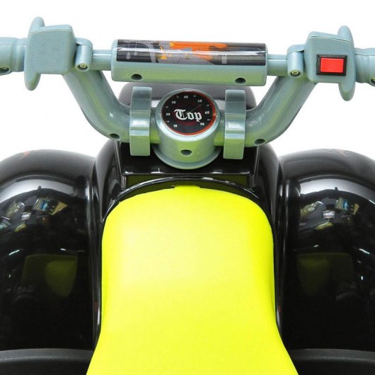 HomCom Quad Moto Eléctrica 4 Ruedas 6V Negro/Amarillo