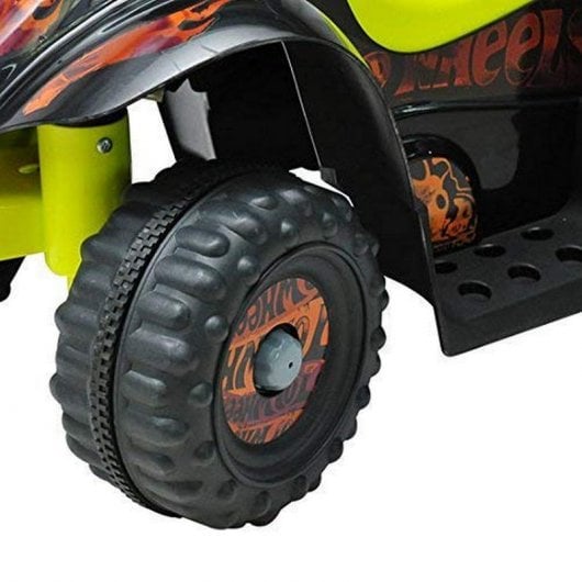 HomCom Quad Moto Eléctrica 4 Ruedas 6V Negro/Amarillo