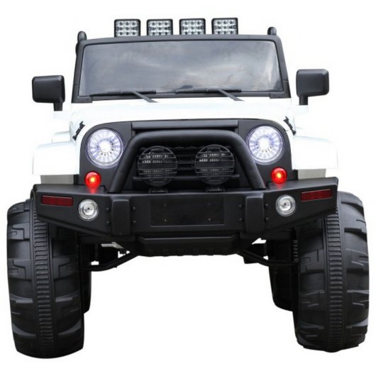 HomCom Todoterreno Coche Eléctrico 12V Blanco