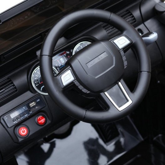 HomCom Todoterreno Coche Eléctrico 12V Negro