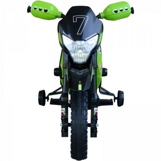 HomCom Moto Eléctrica Correpasillos 6V Verde