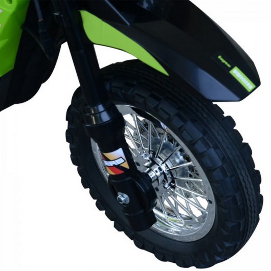 HomCom Moto Eléctrica Correpasillos 6V Verde