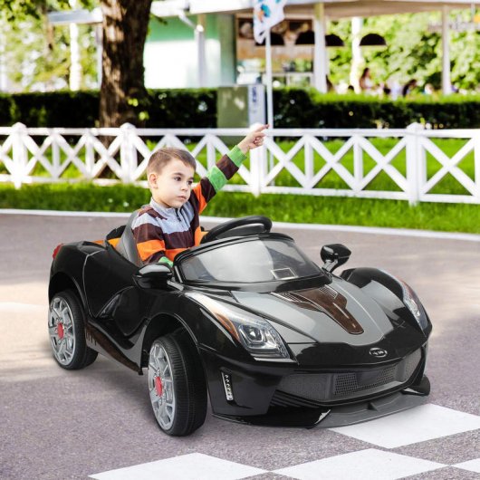 HomCom Deportivo Coche Eléctrico 12V Negro