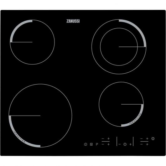 Zanussi ZEN 6641 XBA Placa de Inducción Mixta 4 Zonas Negra