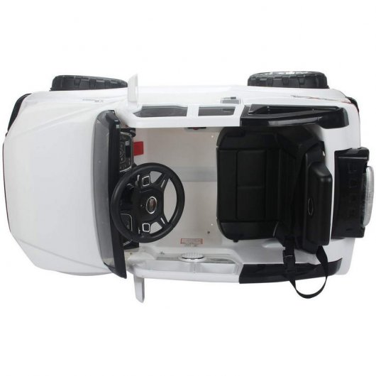 HomCom Electric V8 Speed 4x4 Coche Eléctrico 12V Blanco