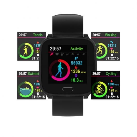 Unotec Reloj Bluetooth Fit-Pro Negro