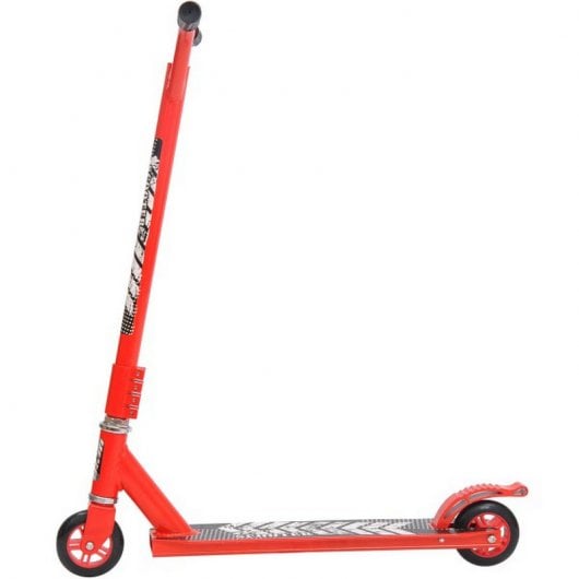 HomCom Scooter Freestyle Patinete para Acrobacias Rojo