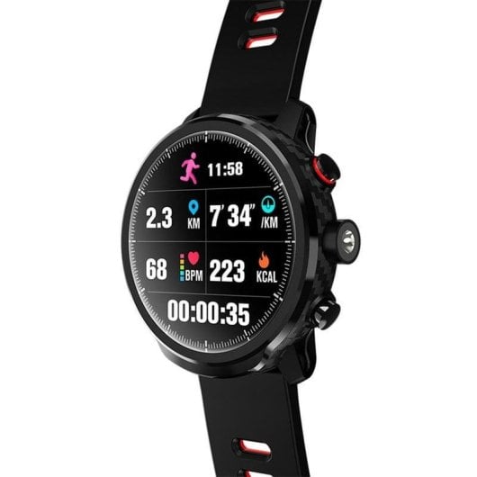 Unotec Fit Round Reloj Bluetooth Rojo