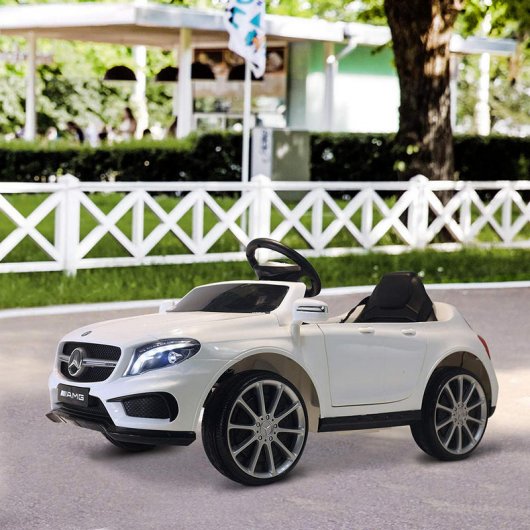 HomCom Mercedes Benz GLA Coche Eléctrico 6V Blanco