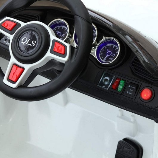 HomCom QLS 8988 Coche Eléctrico 6V Blanco