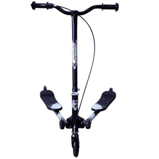 HomCom Scooter Speeder Patinete de 3 Ruedas Negro