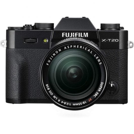 Fujifilm X T20 24MP WiFi Preta + Objetiva XF 18-55mm F2.8-4 R LM OIS