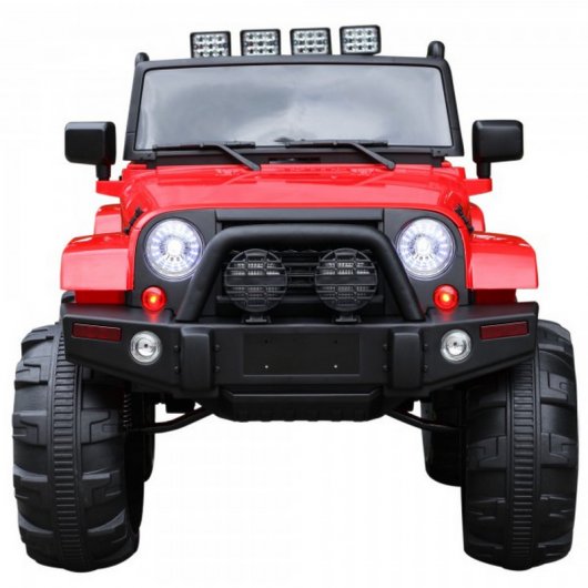 HomCom Todoterreno Coche Eléctrico 12V Rojo